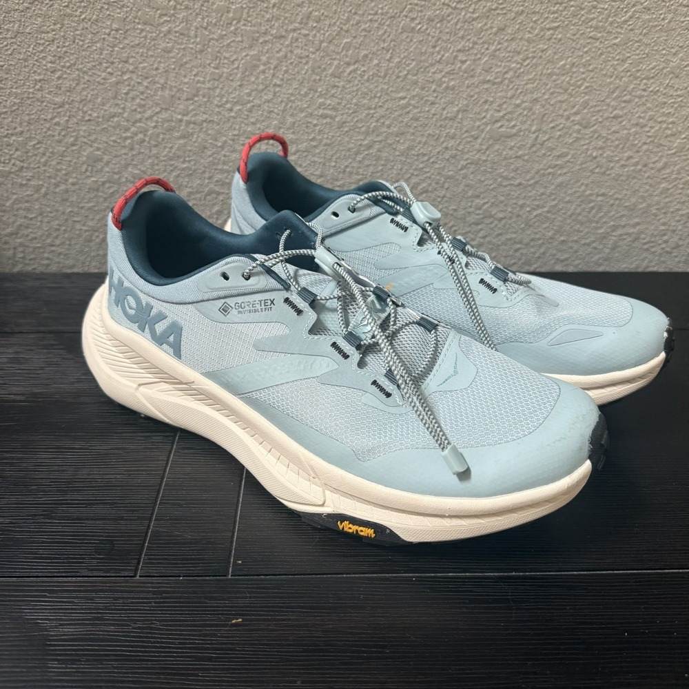 Hoka Transport GTX Women's Size 9.5 Druzy/Birch Hiking Shoes # 1122958F- EUC